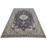 FINE PART SILK NAIN CARPET, 308cm x 203cm.