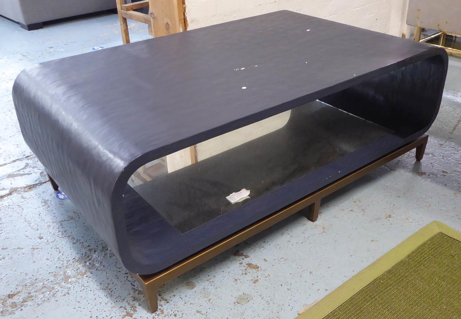 JULIAN CHICHESTER WILHELM LOW TABLE, 125cm x 76cm x 46cm. (slight faults)