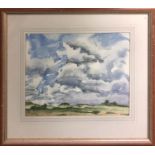 M. DICKSON 'Landscape', watercolour, signed, 28cm x 36cm, framed.