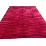 CONTEMPORARY CARPET, 297cm x 234cm, hand knotted wool.