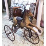 CHILD'S HORSE TRICYCLE, in the 19th century French style, 87cm H.
