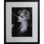MADONNA, early photograph, artist proof, 45cm x 30cm, framed and glazed.