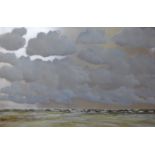 STILIANA ALEXIEVA 'Stormy Beach', acrilycs on aluminium, signed, titled and dated 2016 verso, 75cm x