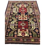 FINE KAZAK CARPET, 240cm x 175cm, Caucasian design.