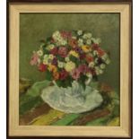 P. Z. WAAL (20th Century) 'Still Life', oil on canvas, signed with monogram, 46cm x 40cm, framed.