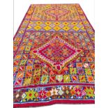 VINTAGE MOROCCAN ATLAS MOUNTAINS CARPET, 320cm x 180cm.