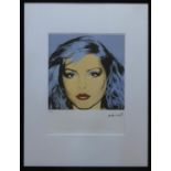 ANDY WARHOL ?Debbie Harry / Blondie?, 1980, lithograph, hand numbered limited edition no. 28/100