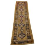 ANTIQUE NORTH WEST PERSIAN SARAB RUNNER, 299cm x 85cm.