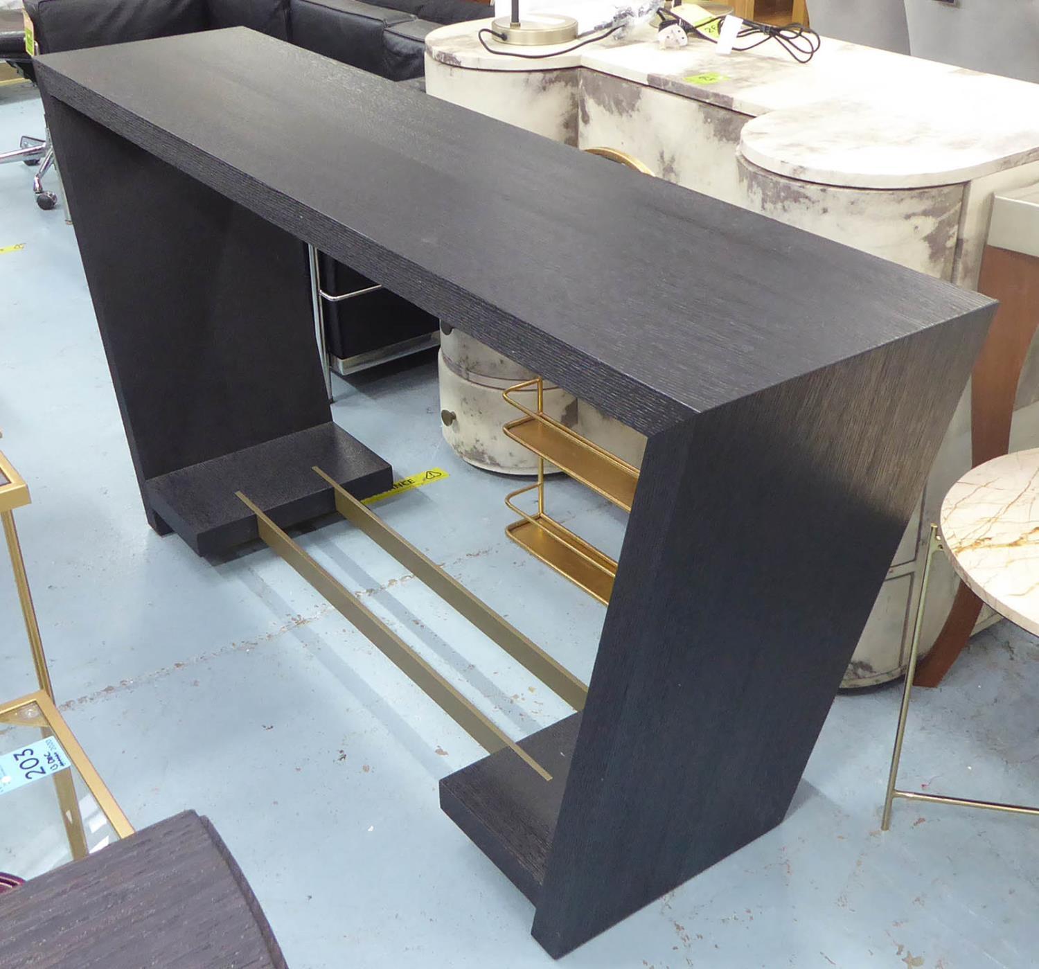 TAYLOR HOWES BESPOKE CONSOLE TABLE, 40cm D x 88cm h x 171cm W.