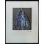ANDY WARHOL 'Cathedral', lithograph, numbered 52/100, with signature in the plate, Leo Castelli