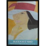 ALEX KATZ, Friends of the Philadelphia Museum of Art, poster, 105cm x 62cm, framed and glazed.