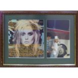 BLONDIE'S album back cover, autographed, with photo of her signing it, from the collection of Tony