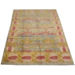 FINE C.F.A. VOYSEY DESIGN CARPET, 350cm x 248cm, Arts and Crafts inspired.