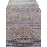 ATLAS MOUNTAINS SILK FLAT WEAVE CARPET, 300cm x 160cm.