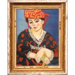 HENRI MATISSE 'Portrait of a Woman', quadrichrome, 1993, 60cm x 45cm, framed and glazed.