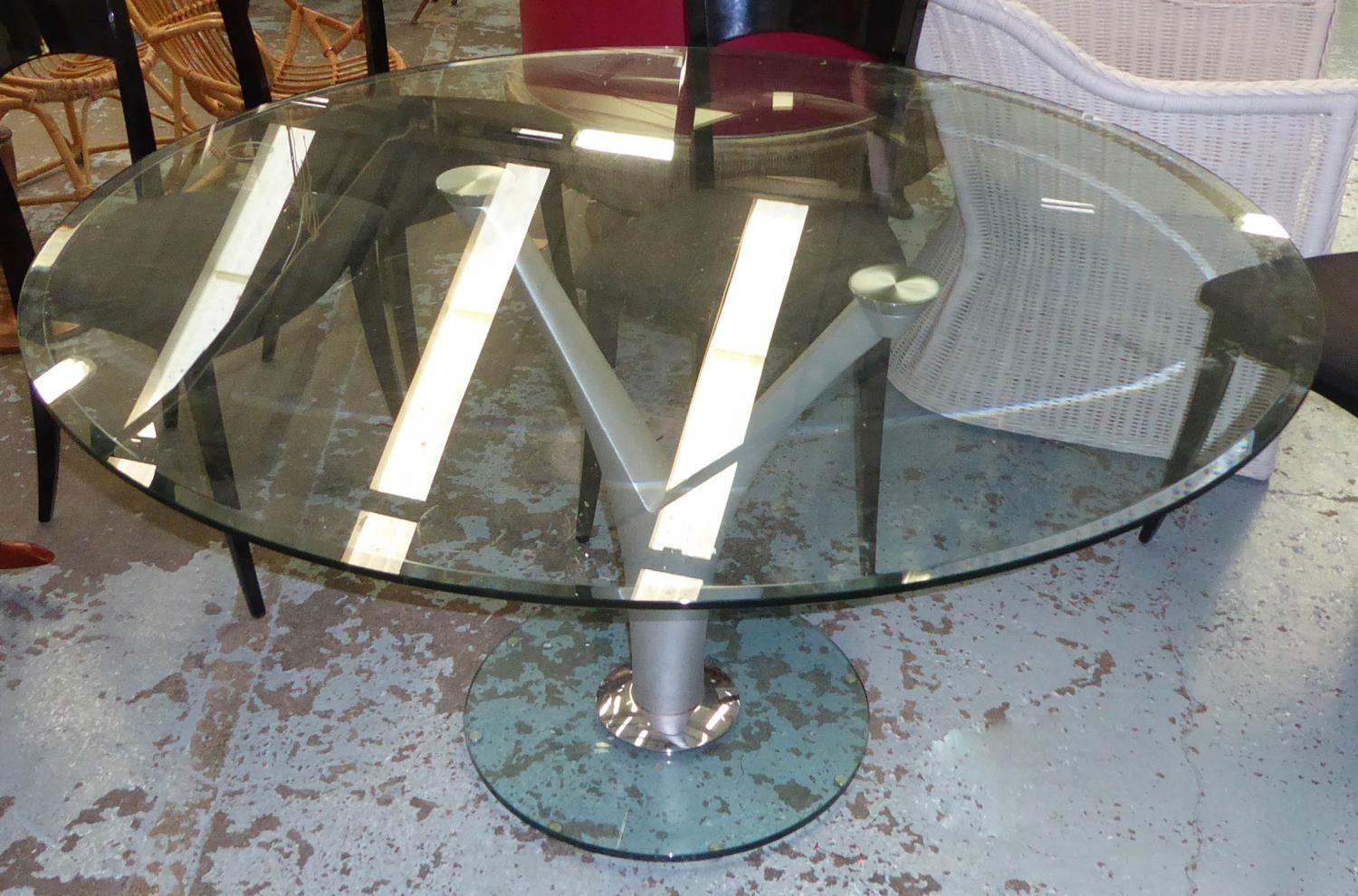 ROLF BENZ 1210 DINING TABLE, 140cm x 74cm.