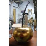 OVER SIZED CHERRIES, a pair, gilt finish. (2)