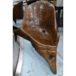 TEAK ROOT CHAIR, contemporary, 79cm H approx.