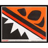 ALEXANDER CALDER 'La Grenouille et la Scie', 1971, lithographic poster, signed in the plate, 63cm