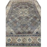 FINE PART SILK PERSIAN NAIN CARPET, 442cm x 300cm.