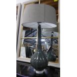 HEATHFIELD & CO ELENOR GRAPHITE TABLE LAMP, 71cm H. (slight faults)