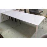 INDIAN OCEAN U-NITE TABLE, 300cm x 100cm x 76.5cm. (slight faults)