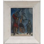 MARC CHAGALL 'Les Baladins', 1976, off set lithograph Atelier Mourlot, edition 250, suite: 'Les