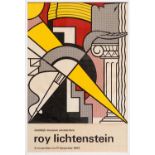 ROY LICHTENSTEIN, rare lithographic poster, 1967, Stedelijk museum Amsterdam, 95cm x 63cm, framed