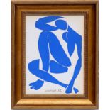 HENRI MATISSE 'Nu Blue III', original lithograph from the 1954 edition, after Mattisse's cut outs,