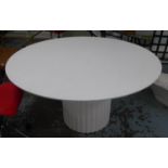 HK LIVING PILLAR DINING TABLE, 78.5cm H x 140cm Diam.