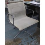 VITRA ALUMINIUM GROUP DESK CHAIR, by Charles and Ray Eames, 83cm H approx.