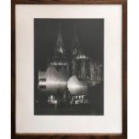BARBARA KLEMM (b.1939) 'Cologne Cathedral', a main gelatin silver print, signed and stamped verso,