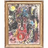 MARC CHAGALL 'The Tree of Jesse', 1960, original lithograph, printed by Maeght, 31cm x 24cm,
