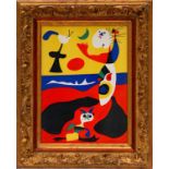 JOAN MIRO 'L'Eté - Summer', 1938, original lithograph, printed by Mourlot freres, 33cm x 24cm,