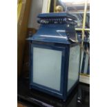 CHARLES EDWARDS CARRE LEDBURY GATE POST LANTERN, 55cm x 28cm x 28cm.