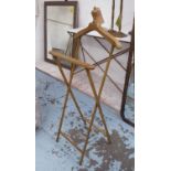 VALET STAND, painted metal, 112cm H.