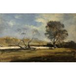 COLIN VENTRIS BELL (1919-1983) 'Landscape', oil on canvas, 51cm x 76cm.