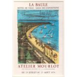 BERNARD BUFFET 'La Baule - Southern Brittany Coast', lithographic poster, edition 3000, printed by