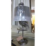 FLAMINGO TABLE LAMP, contemporary with shade, 82cm H approx.