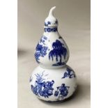 CHINESE CERAMICS, a group of six various, blue and white including a pair of vases, pair of