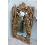 DRIFTWOOD WALL MIRROR, contemporary, 124cm x 70cm.