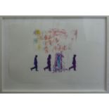 S.E. BUILLE 'Nobody Tells You. You End up Knowing', 2005, lithograph, signed, titled, dated and