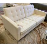 AFTER FLORENCE KNOLL SOFA, 158cm W. (slight faults)