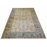 FINE GAROUS DESIGN CARPET, 300cm x 206cm, all over design on an ivory field within corresponding