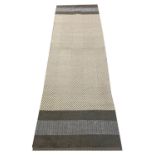 CONTEMPORARY FLATWEAVE RUNNER, 240cm x 80cm.