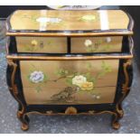 COMMODE, contemporary, Japanese style painted finish, 82cm x 42cm x 84cm approx. (slight faults)