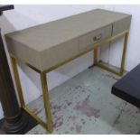 DRESSING TABLE, faux shagreen, 120cm x 47cm x 78cm.