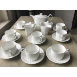 TEA SET, English Bone China Wedgwood 'Coloseum'. (21 peices)