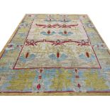 FINE C.F.A. VOYSEY DESIGN CARPET, 322cm x 257cm, Arts and Crafts inspired.