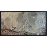 ROGER DEAN Yes original poster for Relayer, 1974, 50cm x 100cm, framed and glazed.